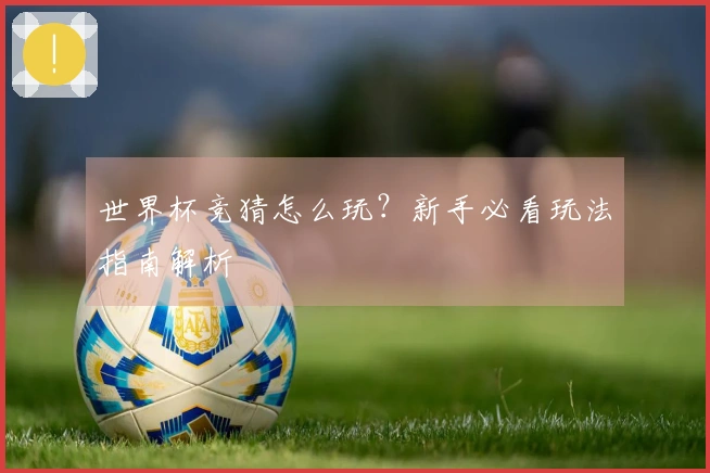 世界杯竞猜怎么玩？新手必看玩法指南解析